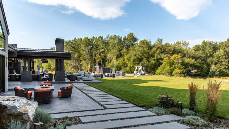 The outdoor entertainment area - Credit: Photo: Christie’s International Real Estate