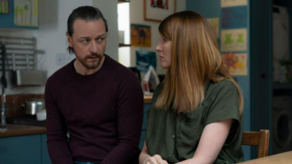 James McAvoy and Sharon Horgan in ‘Together’ - Credit: Bleecker Street