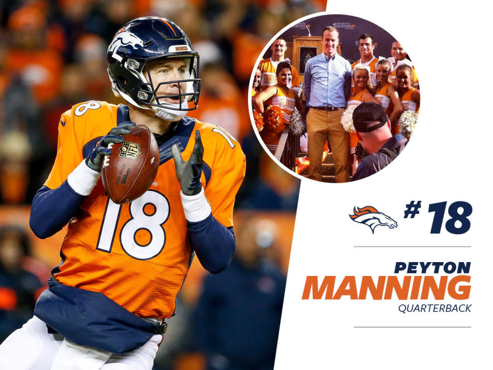 #18 Peyton Manning — Quarterback