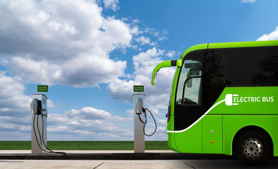 Electrifying transport comes with hidden benefits such as cleaner air – and a battery on wheels. Shutterstock