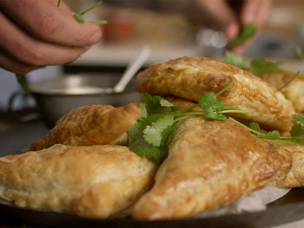 Matt Stone's Re-pie-cled Curry Puff Pastry Parcels