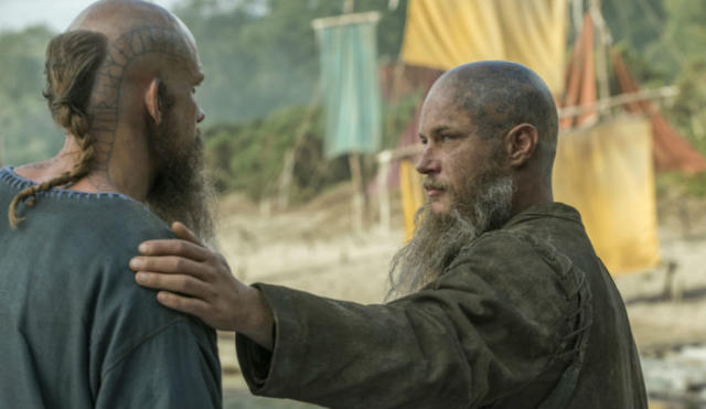 Ragnar Lothbrok and Björn Ironside, from Vikings