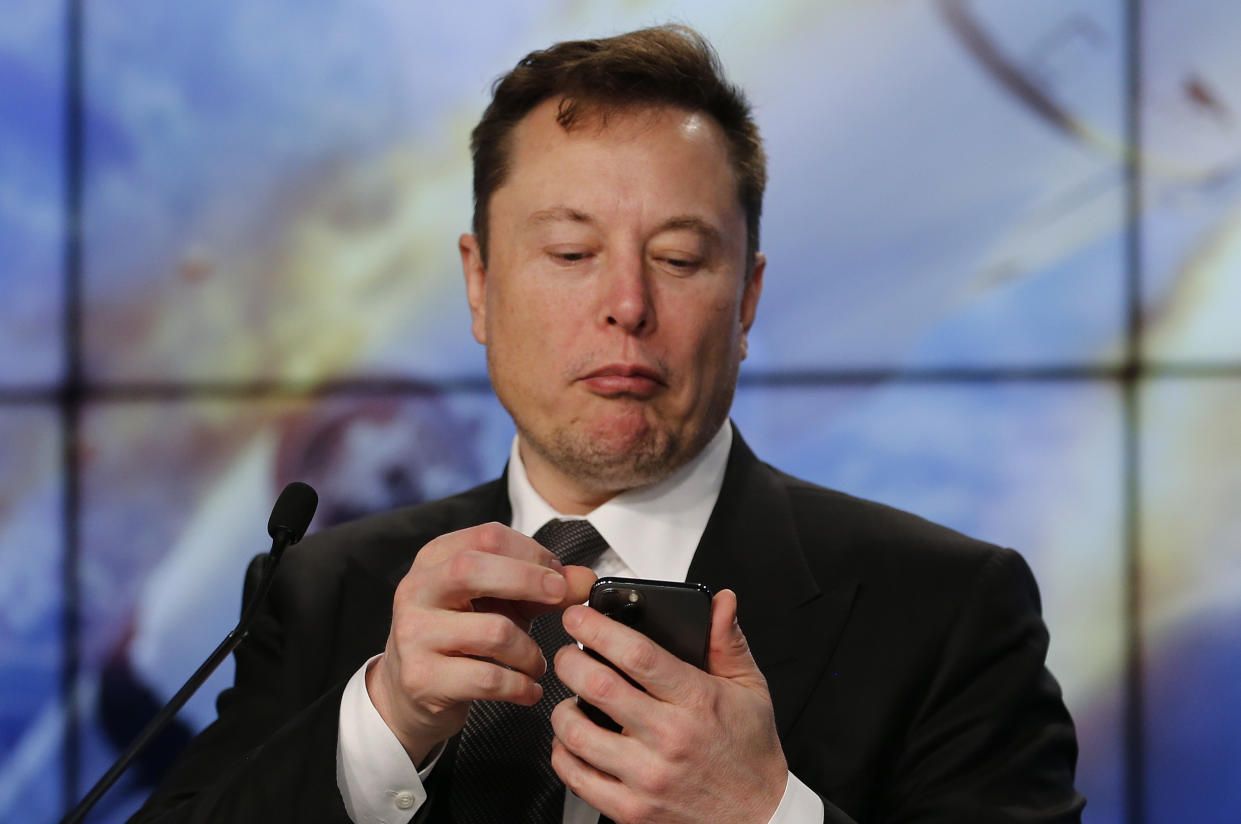 Elon Musk's frequent tweets about cryptocurrencies often move the price significantly. Photo: Joe Skipper/Reuters