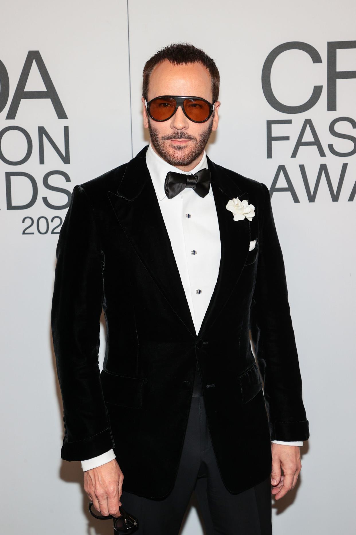 Designer Tom Ford, seen here at the 2021 Council of Fashion Designers of America Awards in New York City, in December used a trust to by, for a recorded $51 million, an estate on Jungle Road in Palm Beach.