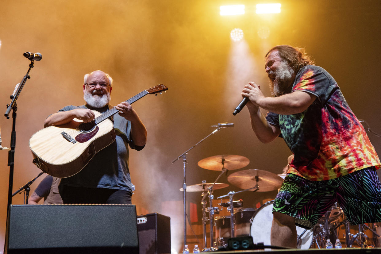 Kyle Gass, left, and Jack Black of Tenacious D 