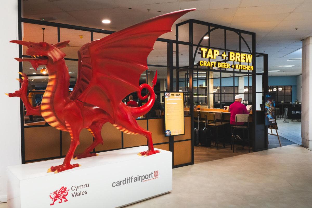 Tap & Brew is one of the two new facilities <i>(Image: Cardiff Airport)</i>