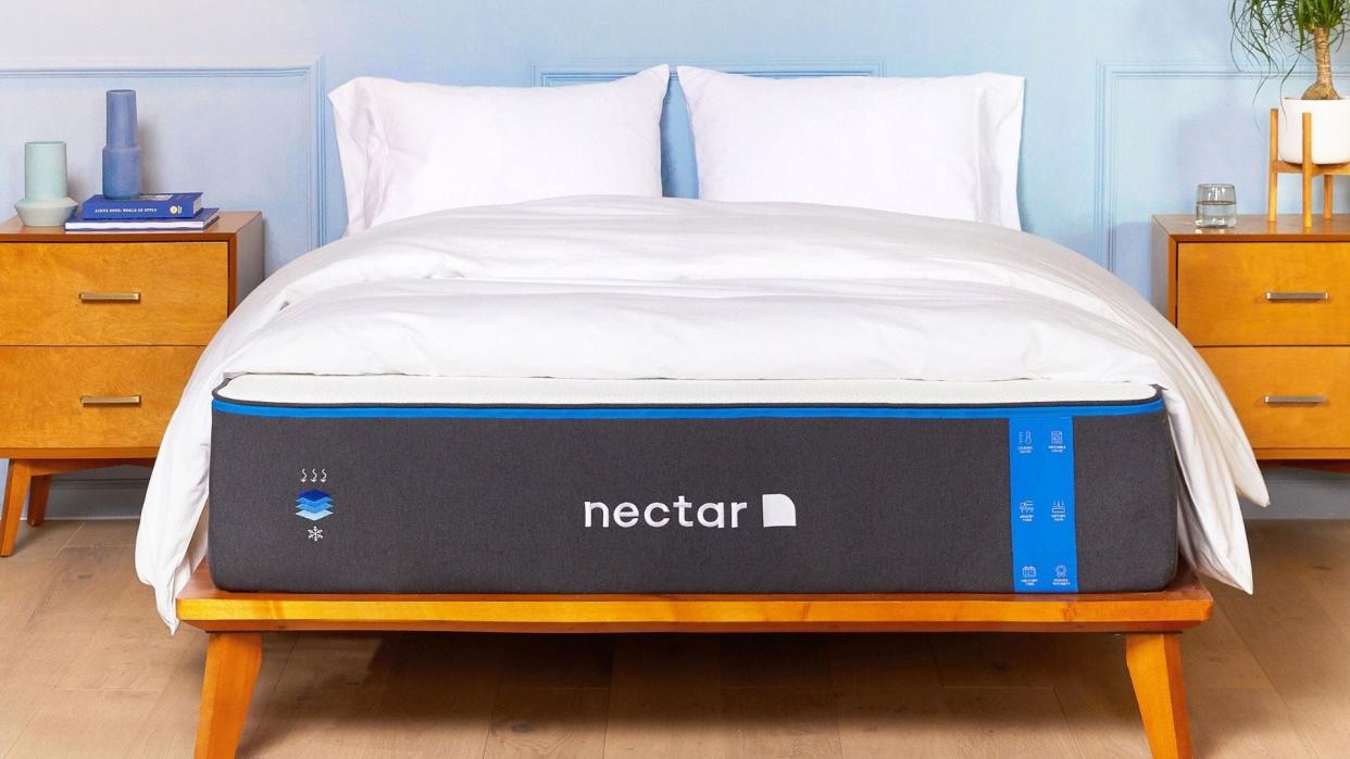 The Nectar Mattress is great for side sleeping because its soft and cushions pressure points.