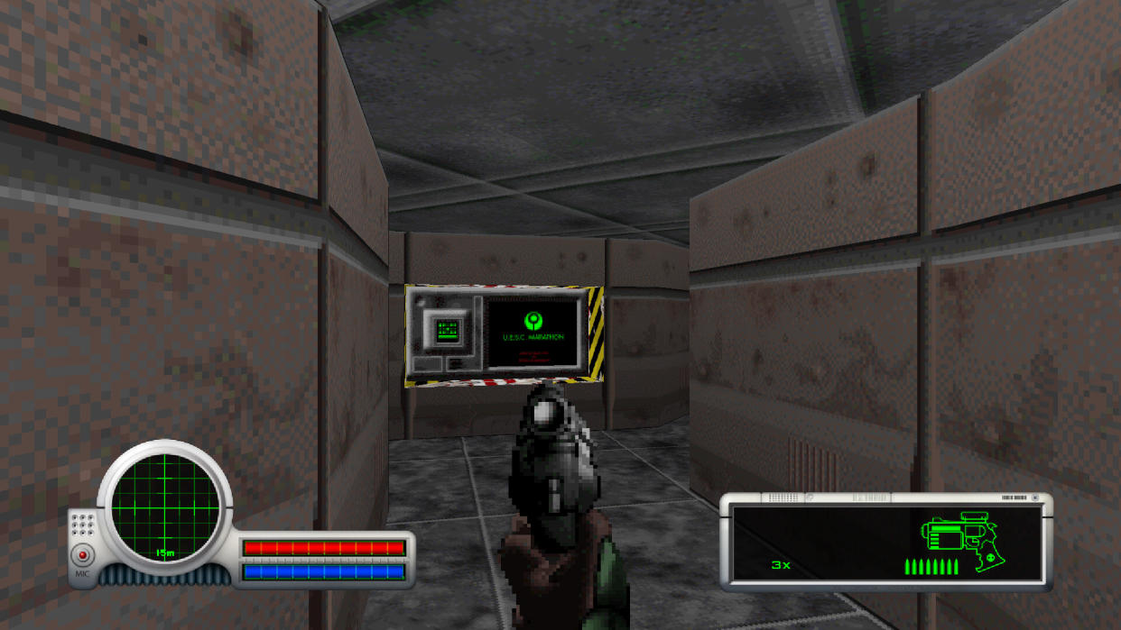  Screenshot from Classic Marathon. 