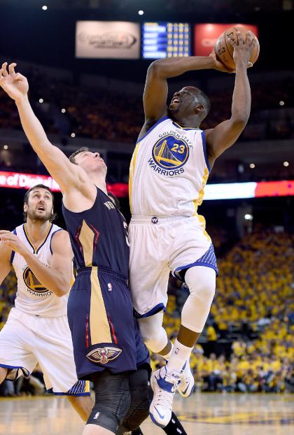 Green had 15 points and 12 rebounds in Game 1. (Getty Images)