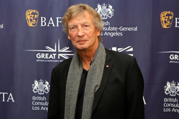 Nigel Lythgoe attends a celebration of the British nominees for the 95th Academy Awards at the British Consulate General Residence on March 10, 2023 in Los Angeles, California.  - Credit: Kevin Winter/Getty Images