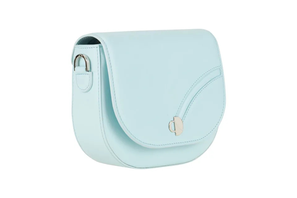 IPPOLITA Calfskin Light Blue Crossbody Bag. (Photo: Mirta)