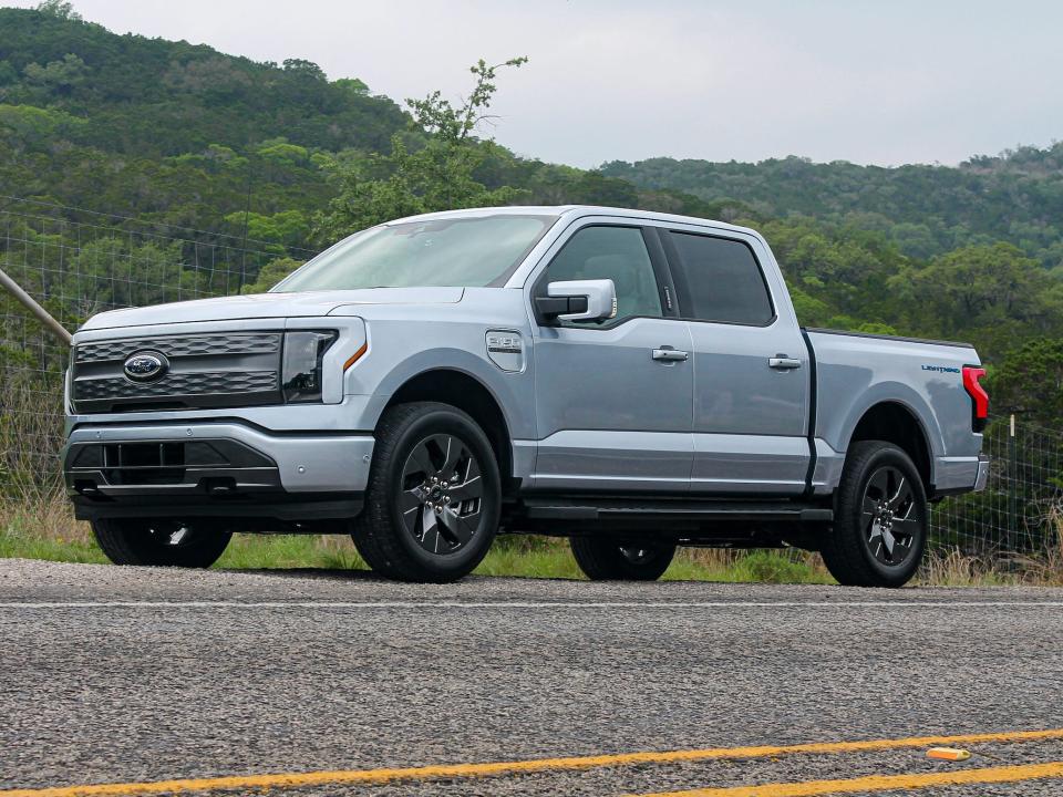 The Ford F-150 Lightning.