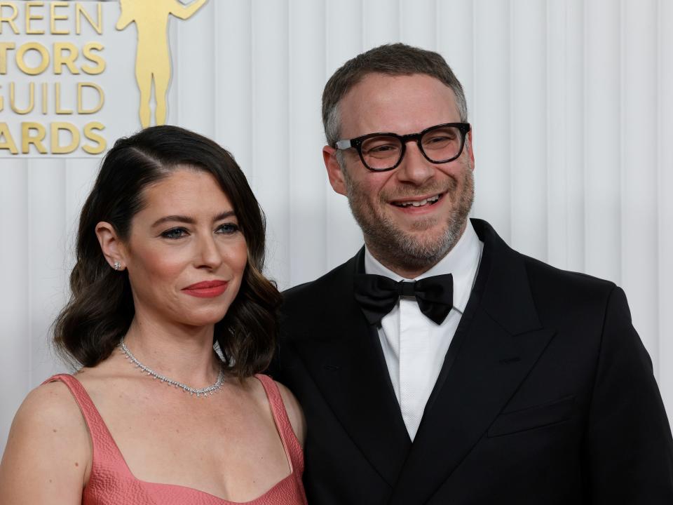 Lauren Miller Rogen and Seth Rogen.