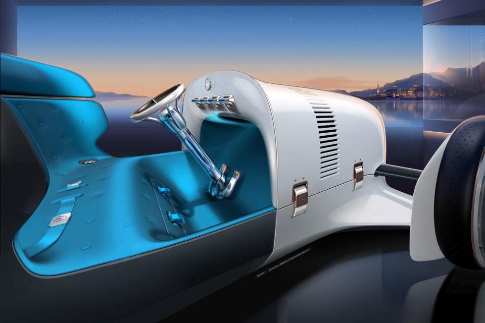 Vision Mercedes Simplex concept car interior