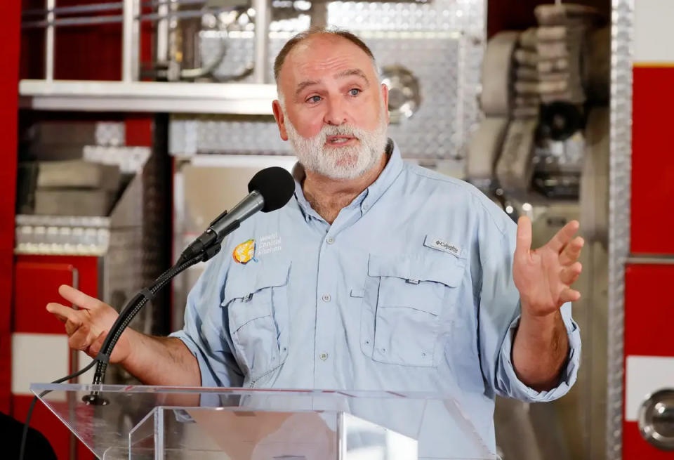 el chef José Andrés, fundador de la World Central Kitchen