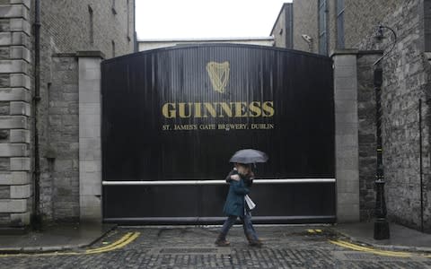 The famous gates at St James' Gate brewery