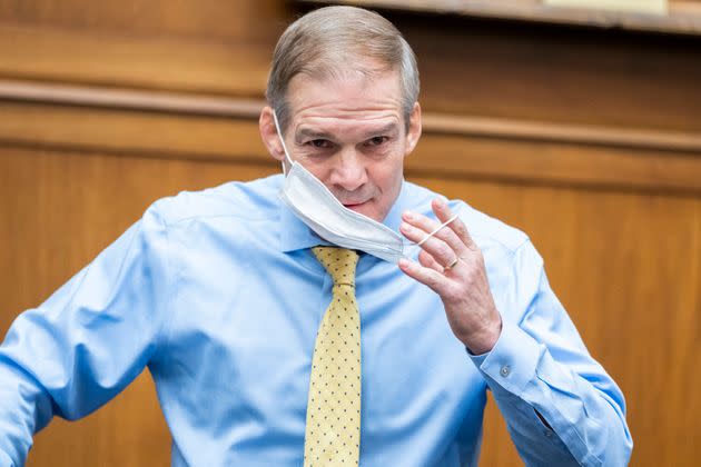 Hi, I'm Congressman Jim Jordan. I spread misinformation about a deadly virus to make a Democratic president look bad. (Photo: Tom Williams via Getty Images)