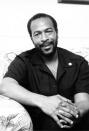 FILE - This is an undated photo of soul singer Marvin Gaye in New York. Gaye's song “Mercy Mercy Me (The Ecology),” is covered in Rapsody's soulful rap tune “Pray Momma Don’t Cry" on the EP “I Can’t Breath/Music for the Movement.” The four-song EP is a joint venture between Disney Music Group and The Undefeated, ESPN’s platform for exploring the intersections of race, sports and culture. (AP Photo, File)