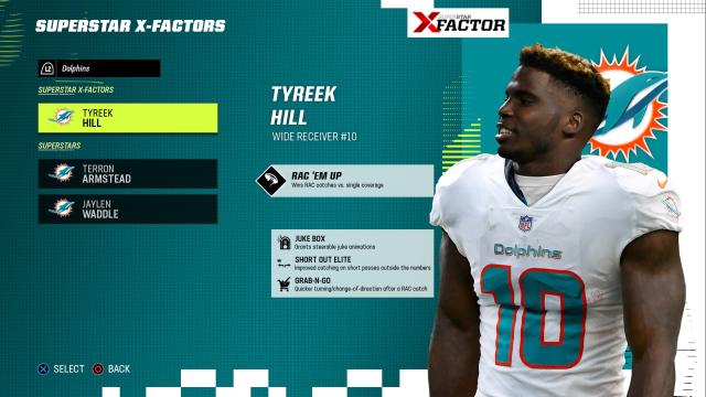 Using TYREEK HILL and the Miami Dolphins on Madden 22! 