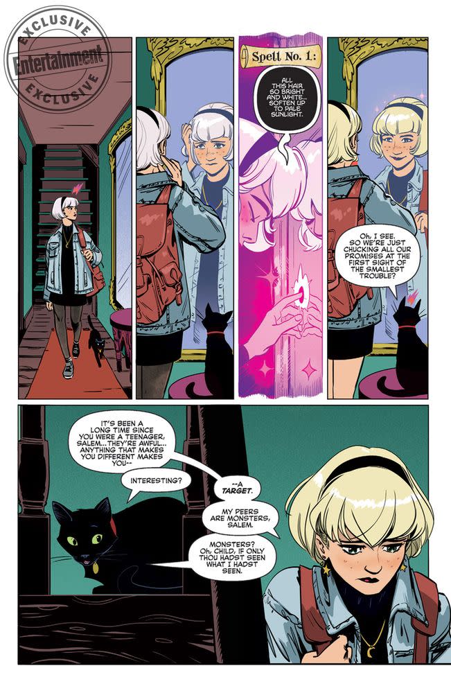 Sabrina the Teenage Witch comic preview: Salem gives advice