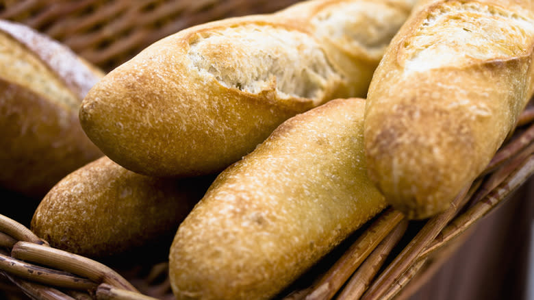 bread in a basket