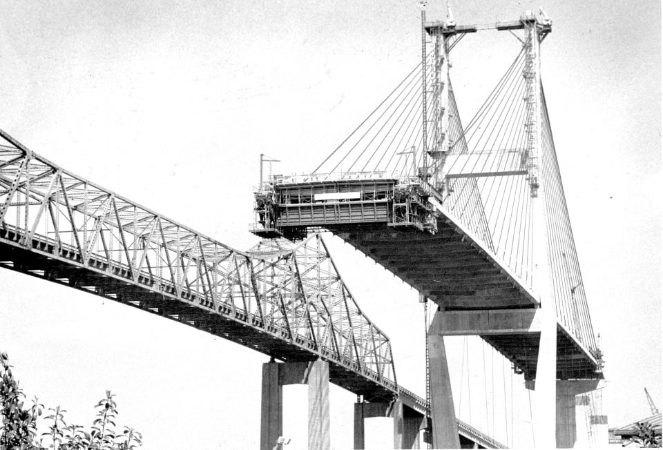 Talmadge Bridge replacement  March 4, 1990  [Steve Bisson/savannahnow.com]