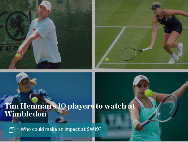 Tim Henman's 10 players to watch at Wimbledon