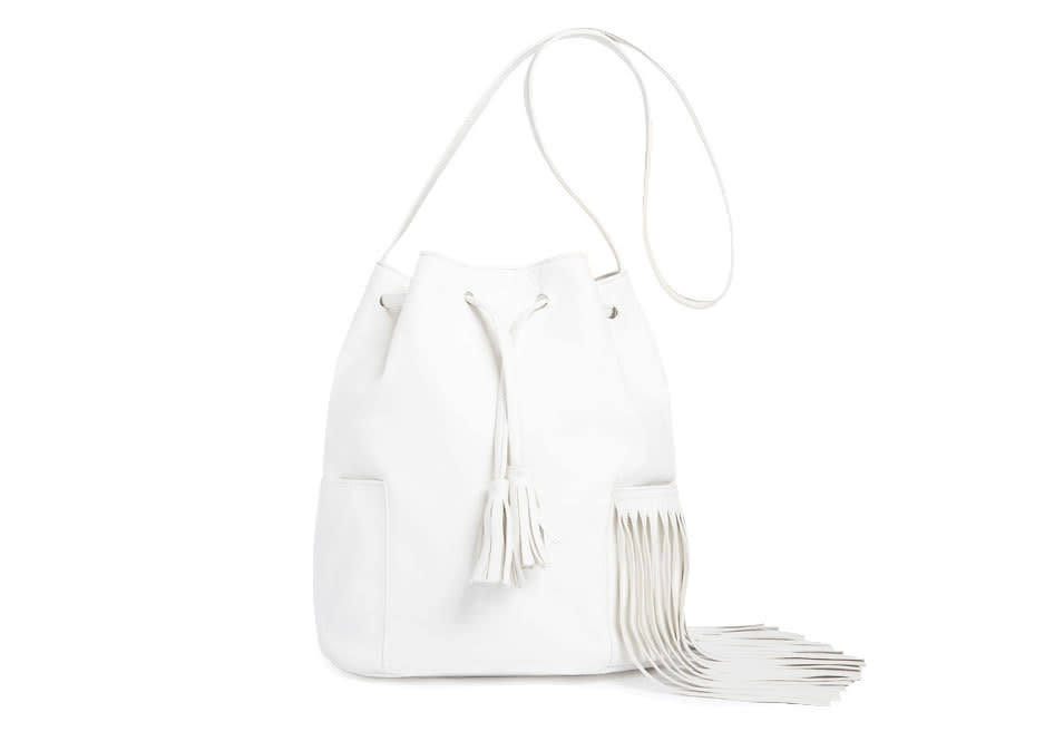 Freedom of Animals Nikki Bucket Bag, $420, freedomofanimals.com  