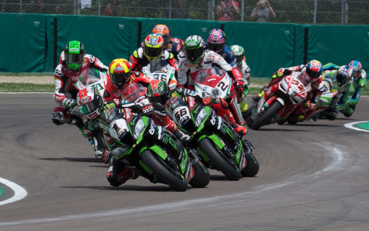 Rea leads during race 1 last time out at Imola - Getty Images Europe