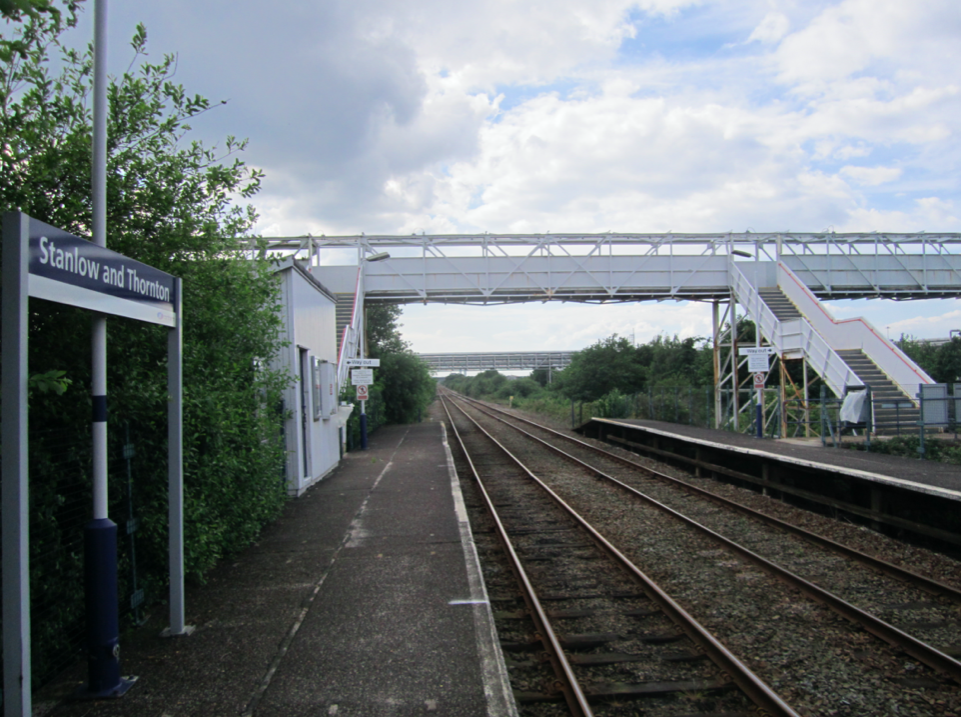 Stanlow and Thornton in Cheshire was one of six UK stations that had no passengers last year. (Creative Commons/Rept0n1x)