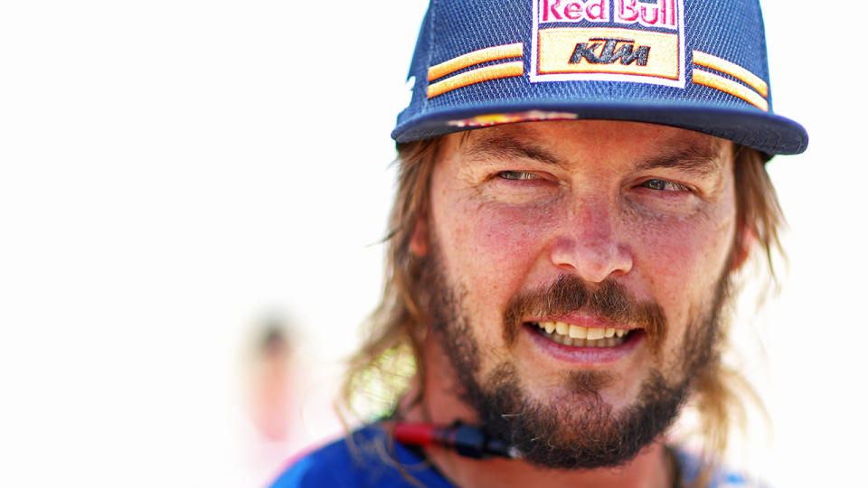 Australian rider Toby Price has described the scene he encountered after fellow Dakar Rally competitor Paulo Goncalves, who died after an accident on stage seven. (Photo by Dean Mouhtaropoulos/Getty Images)