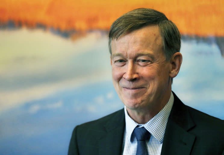 Hickenlooper, who didn't support legalization, has softened his stance. (AP/File)