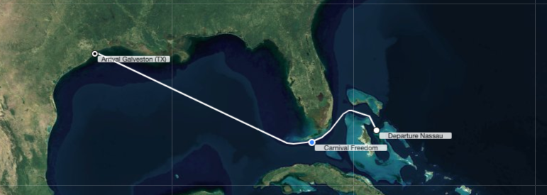 Carnival ship hurricane Barry