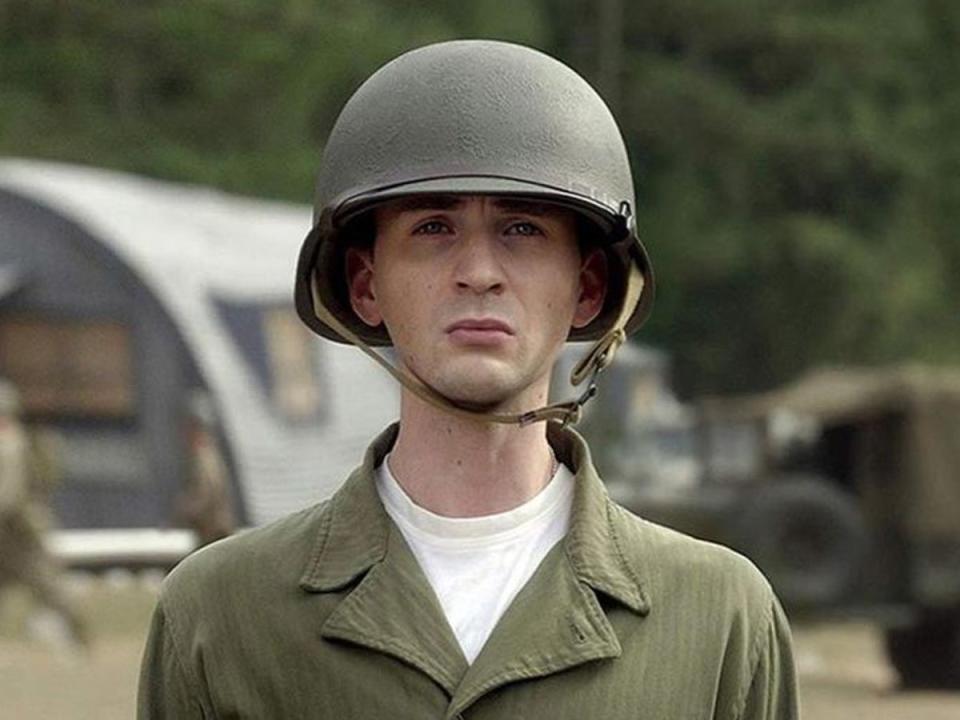 The skinnier pre-Captain America version of Steve Rogers in ‘Captain America: The First Avenger’ (Marvel Studios)