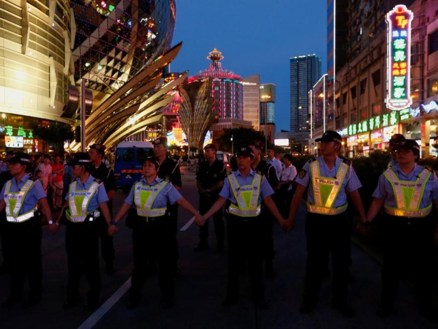 Macau casino police