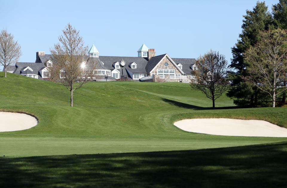 The clubhouse at Trump National Golf Club Westchester in Briarcliff Manor April 23, 2019.