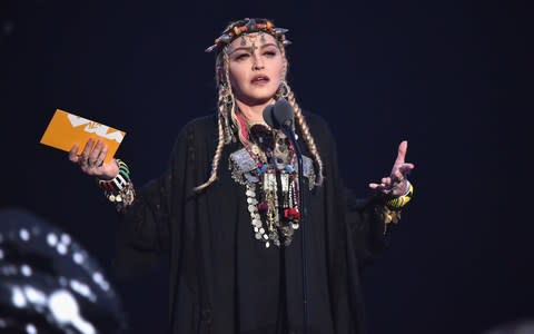 Madonna pays tribute to Aretha Franklin  - Credit: Wireimage