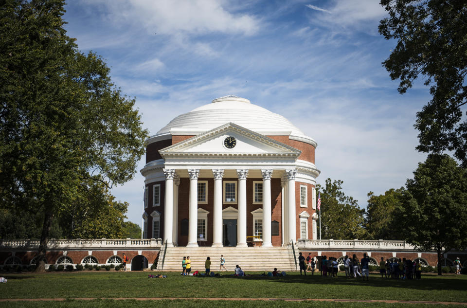 The rotunda at the University of Virginia in Charlottesville.