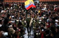 Protests against Ecuador's President Lenin Moreno's austerity measures, in Quito