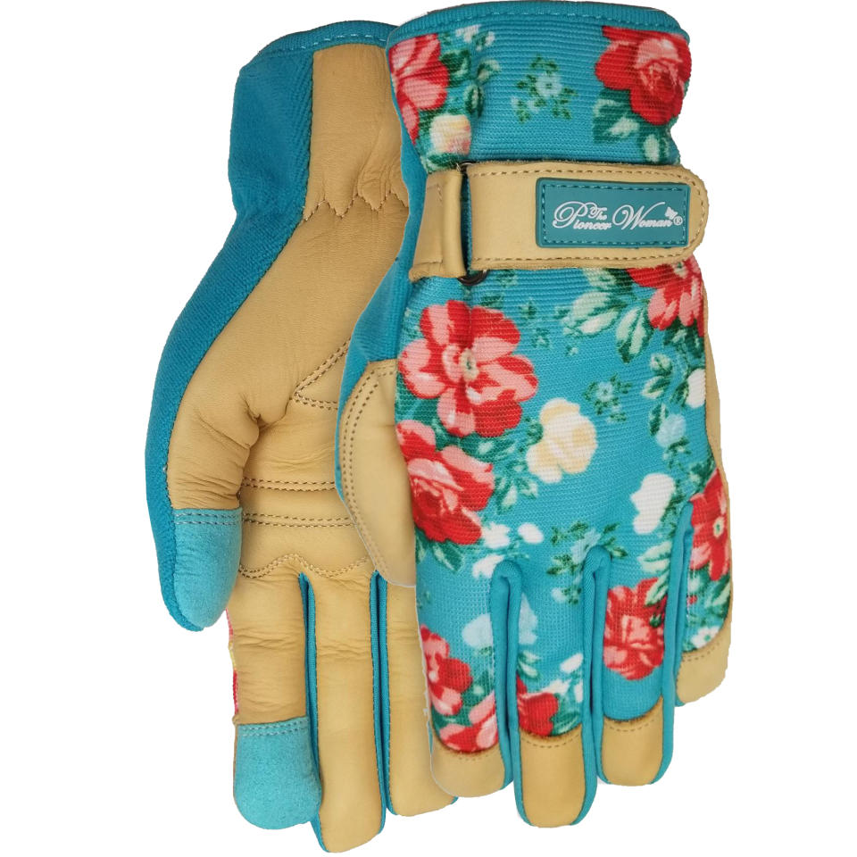 <p><a href="https://go.redirectingat.com?id=74968X1596630&url=https%3A%2F%2Fwww.walmart.com%2Fip%2FThe-Pioneer-Woman-Vintage-Floral-Goatskin-Leather-Glove-Large%2F523922703&sref=https%3A%2F%2Fwww.thepioneerwoman.com%2Fhome-lifestyle%2Fgardening%2Fg32433477%2Fbest-garden-gloves%2F" rel="nofollow noopener" target="_blank" data-ylk="slk:Shop Now;elm:context_link;itc:0;sec:content-canvas" class="link ">Shop Now</a></p><p>The Pioneer Woman Vintage Floral Goatskin Leather Gloves</p><p>walmart.com</p><p>$14.97</p><span class="copyright">Walmart</span>