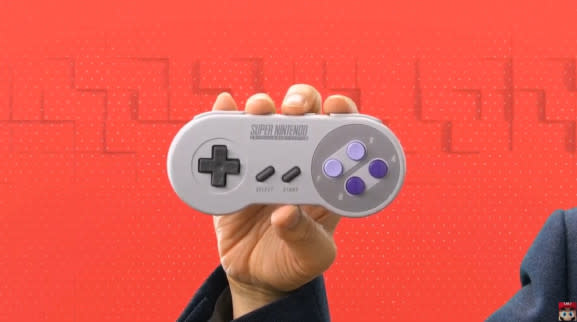 New Super NES controller for Switch.