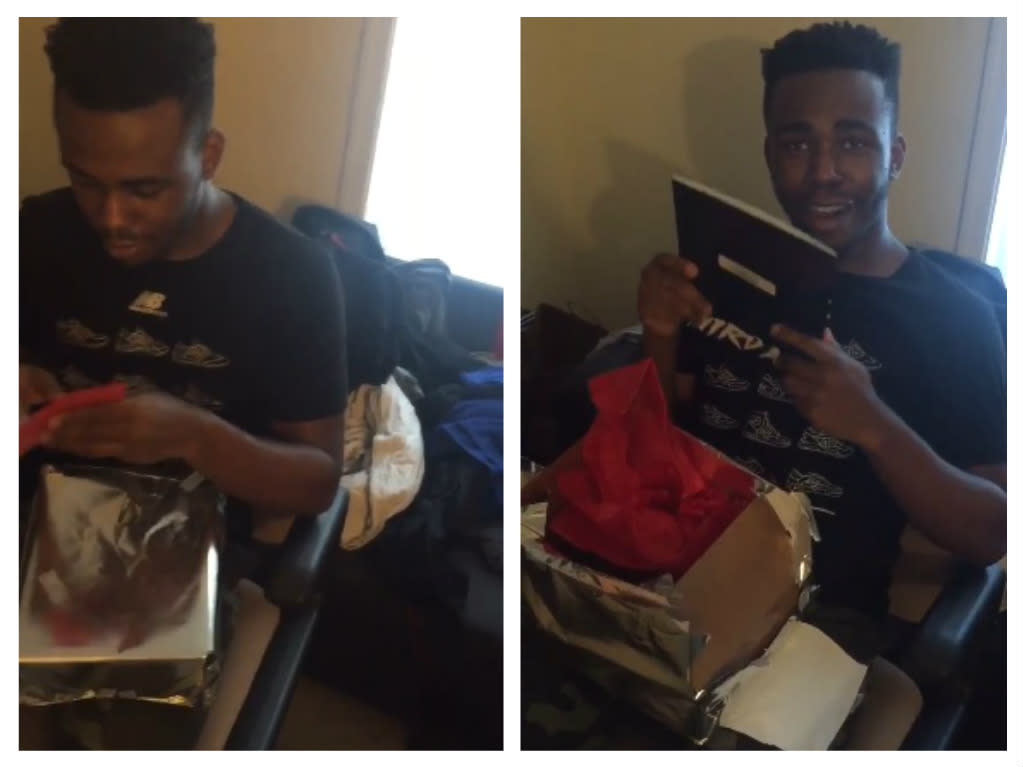 This guy’s reaction to the Christmas gift he received from his girlfriend will melt your heart