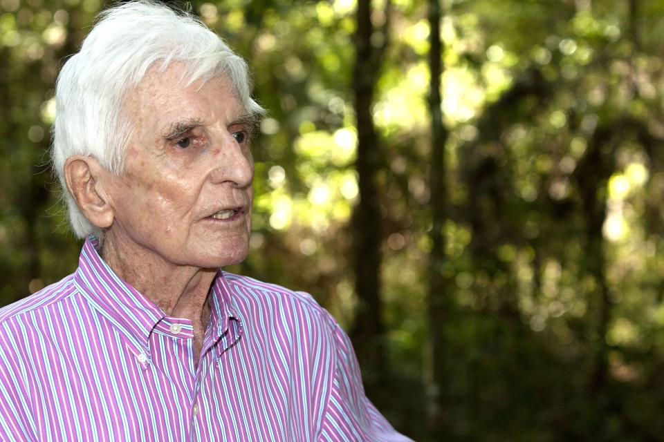 Norm Westbrook is shown on Sept. 3, 2014, when Marion County held an event honoring him for donating land in northwest Marion that is being transformed into a county park.