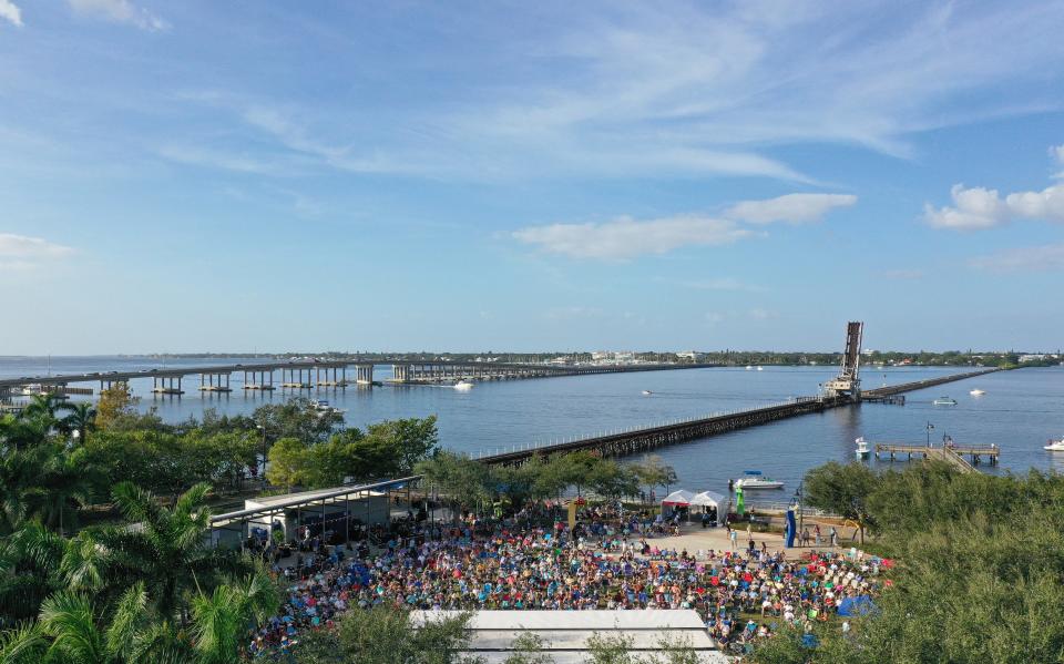 Bradenton Blues Festival, pictured here in 2022, will return to Riverwalk Pavilion at Rossi Park on Dec. 1-2.