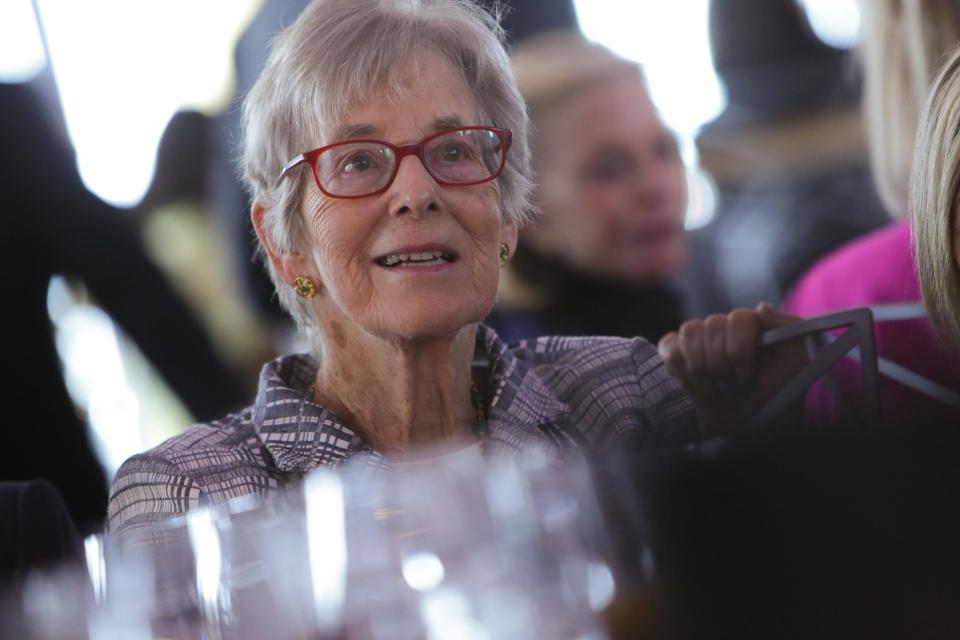 close-up of Ruth Gottesman smiling