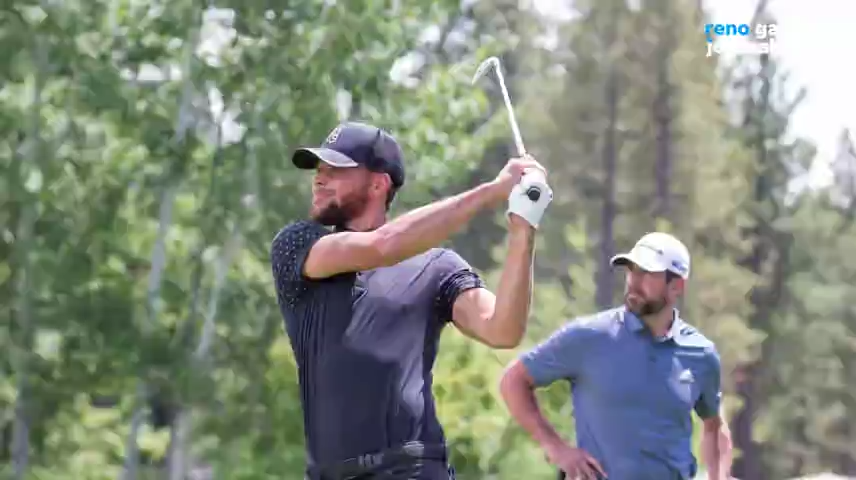 Golden State Warriors guard Stephen Curry (left) is supporting a junior golf series in conjunction with the AJGA. Participants receive free transportation, lodging and food to play in the five events.