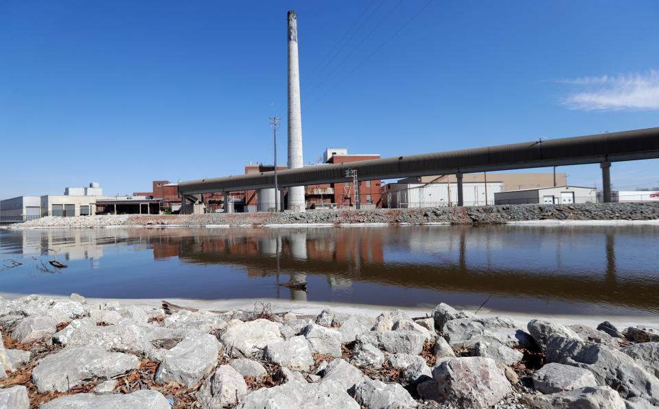 Georgia-Pacific's Day Street mill pictured on March 17, 2022, in Green Bay, Wis.