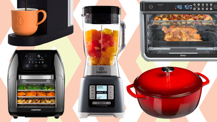 The Prime Day 2021 kitchen deals are here, and they include Ninja, Instant Pot, Le Creuset and more. (Photo: Amazon/Getty)