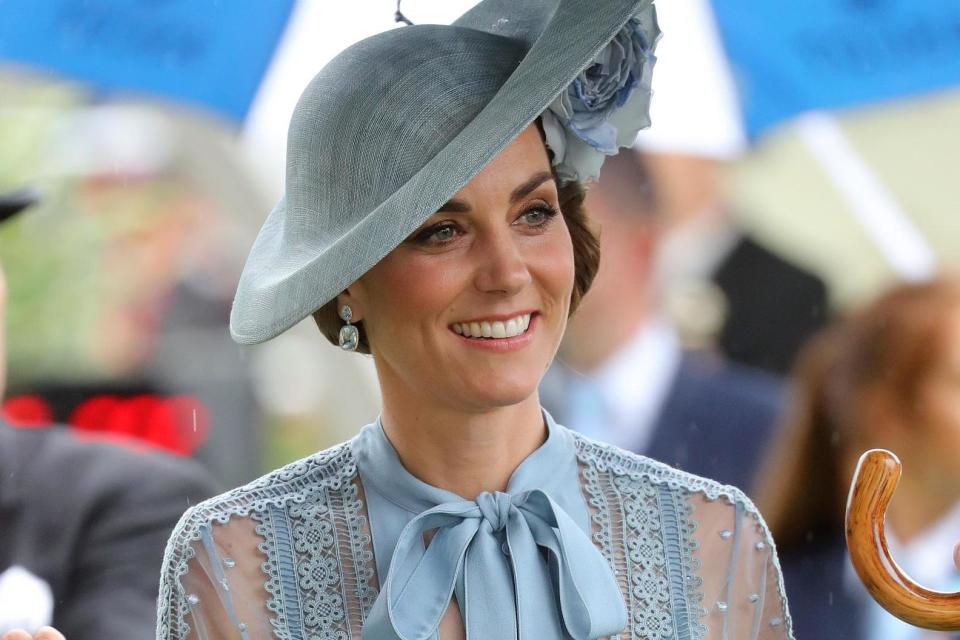 Royal Ascot is officially underway and the sartorial stakes are already high.The annual horseracing event started on Tuesday with royals, supermodels, and celebrities alike donning their finest coattails, wide-brimmed hats, and “modest length” dresses at the Berkshire racecourse.On the first day of the sporting occasion, the Duchess of Cambridge made her return to Ascot wearing an Elie Saab duck egg-blue lace dress with a bow fastening at the neck.The royal, who was absent from last year’s race day while on maternity leave with her third child, Prince Louis, teamed the look with a matching Philip Treacy hat, a taupe clutch bag, and Kiki McDonough drop earrings.TV presenters Charlotte Hawkins and Kate Silverton shone in red toned-dresses at the event, while Australian model Georgia Fowler wore a draped, dusty- pink floor-length dress, accessorised with a mint-green handbag, and a nude-hued hat.From large hats to ankle-grazing skirts, take a look at the gallery above to see the best looks from Royal Ascot 2019.The event first began in 1711 and has been widely regarded as one of the most important fashion events in the UK calendar.Guests attending the event are invited to keep to a strict dress code depending on which enclosure they're granted access to: Royal, Queen Anne, Village, and Windsor.Keep up-to-date with all Royal Ascot 2019 news here.