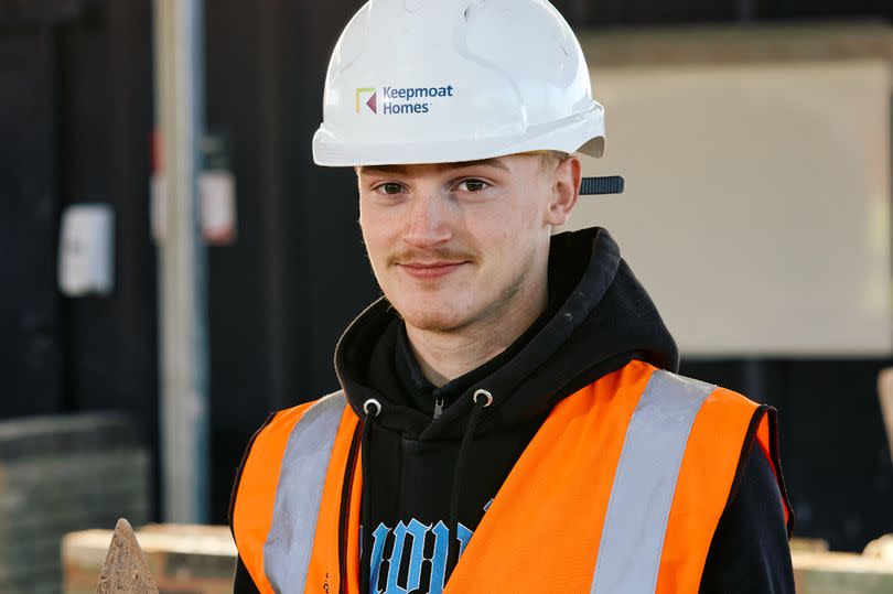 Tyler Mudie has completed his bricklaying apprenticeship